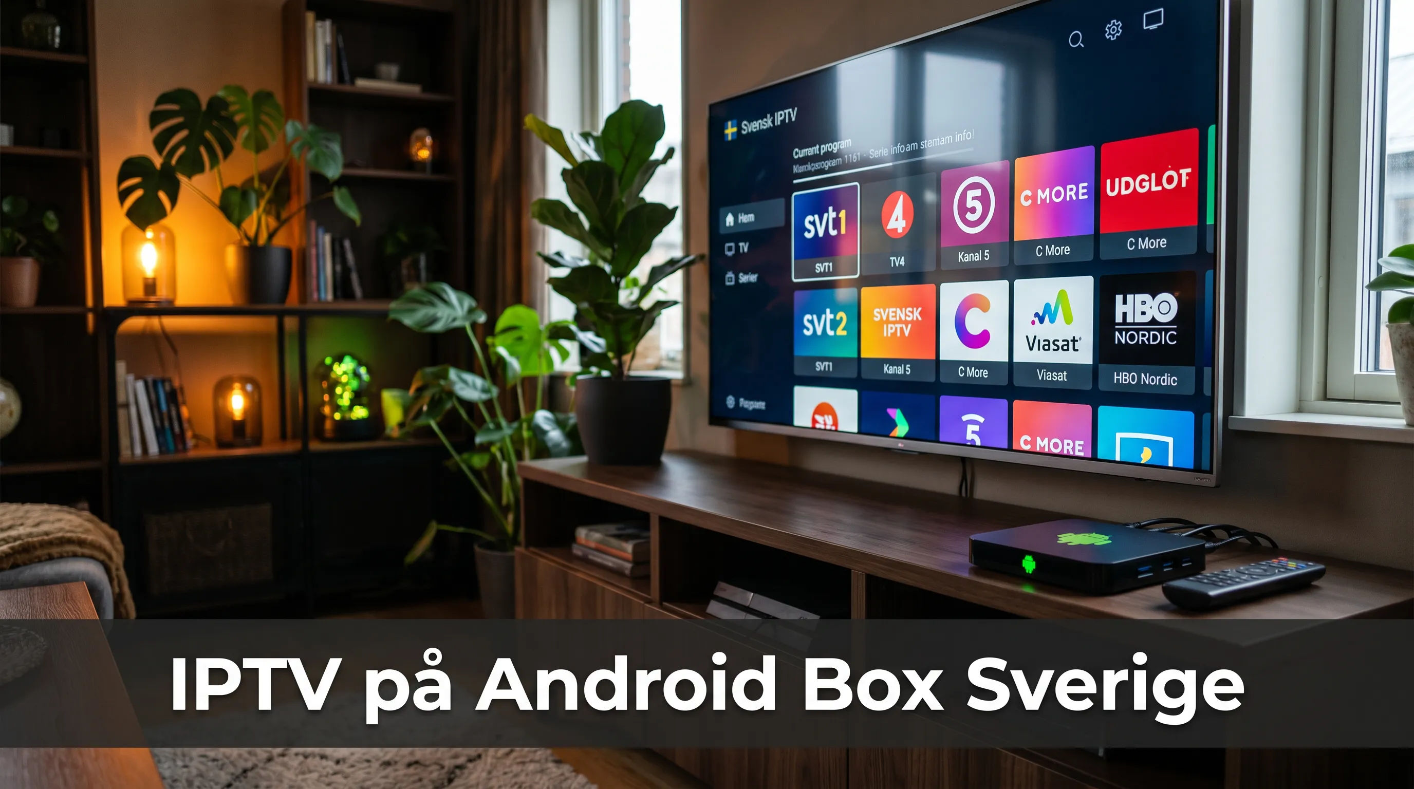 IPTV på Android Box - Komplett Guide för Svenska Användare 2026