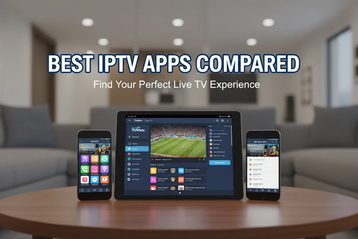 Best IPTV Apps Compared - TiviMate vs IPTV Smarters vs GSE 2026