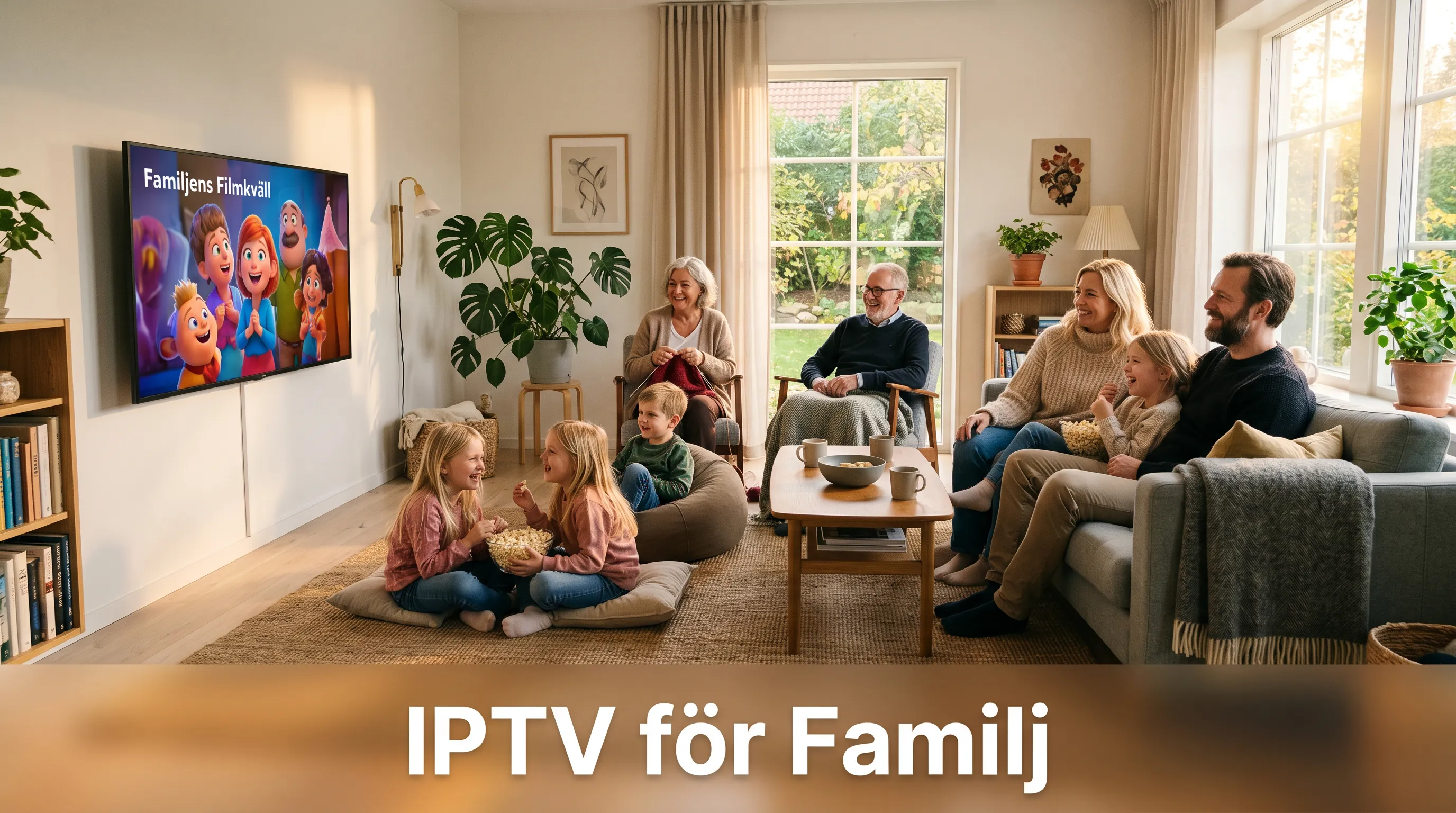 IPTV för Barn och Familj: Säker Streaming för Hela Familjen