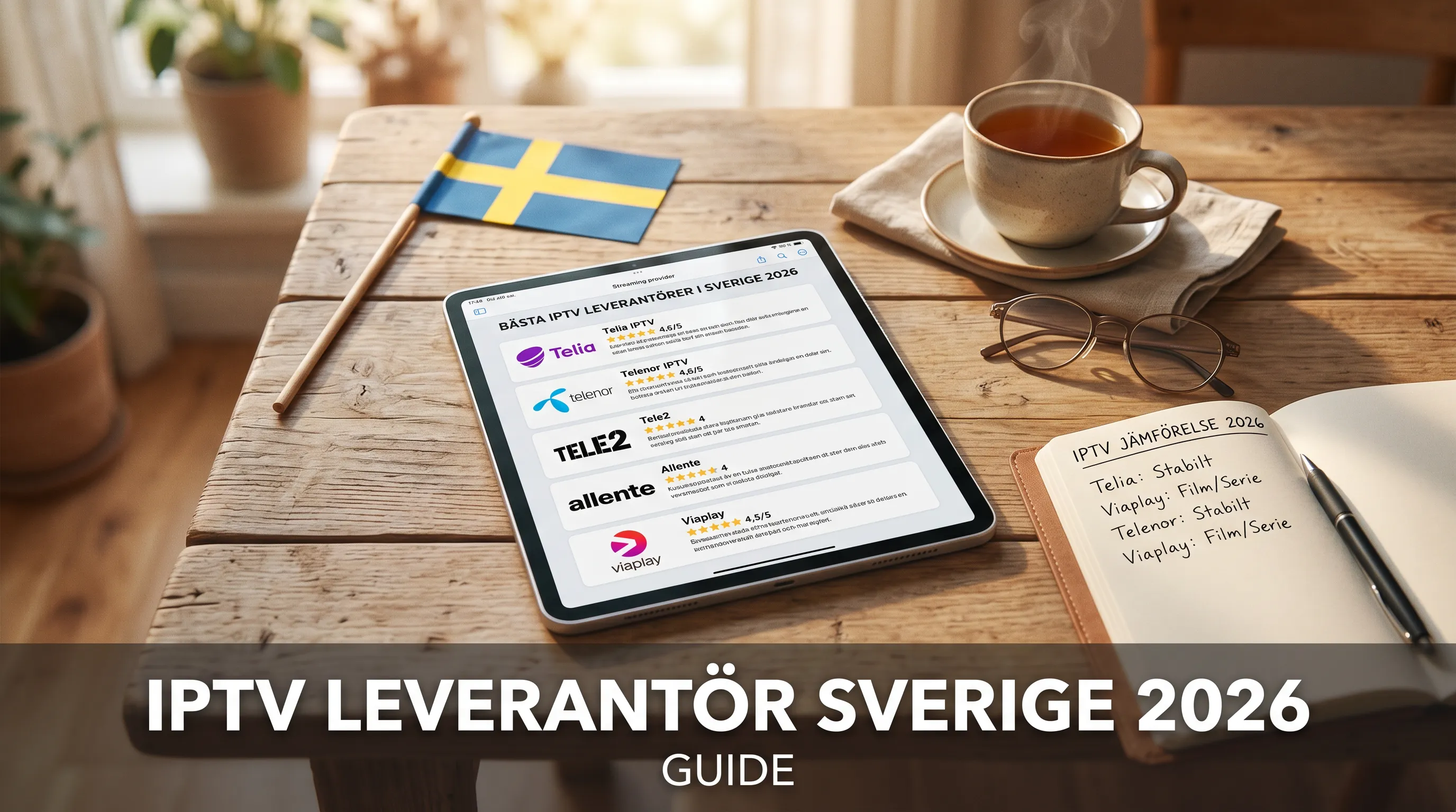 IPTV Leverantör Sverige 2026 – Hur väljer du rätt?