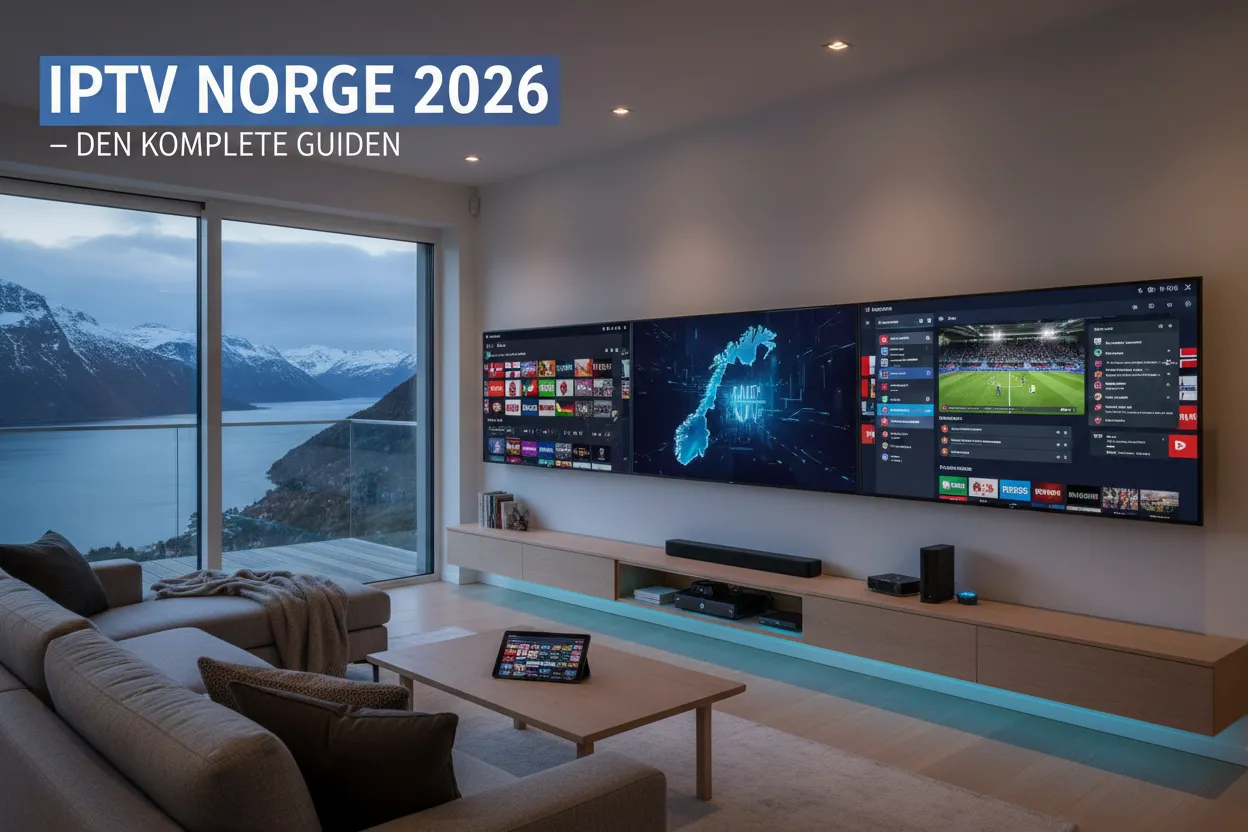 IPTV Norge 2026 – Den komplette guiden til streaming