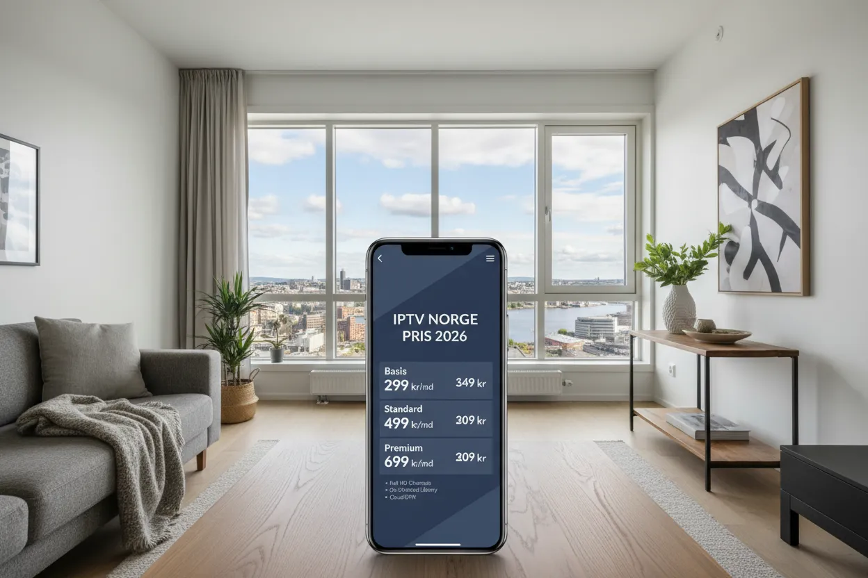 IPTV Norge Pris 2026 – Fullstendig prisguide