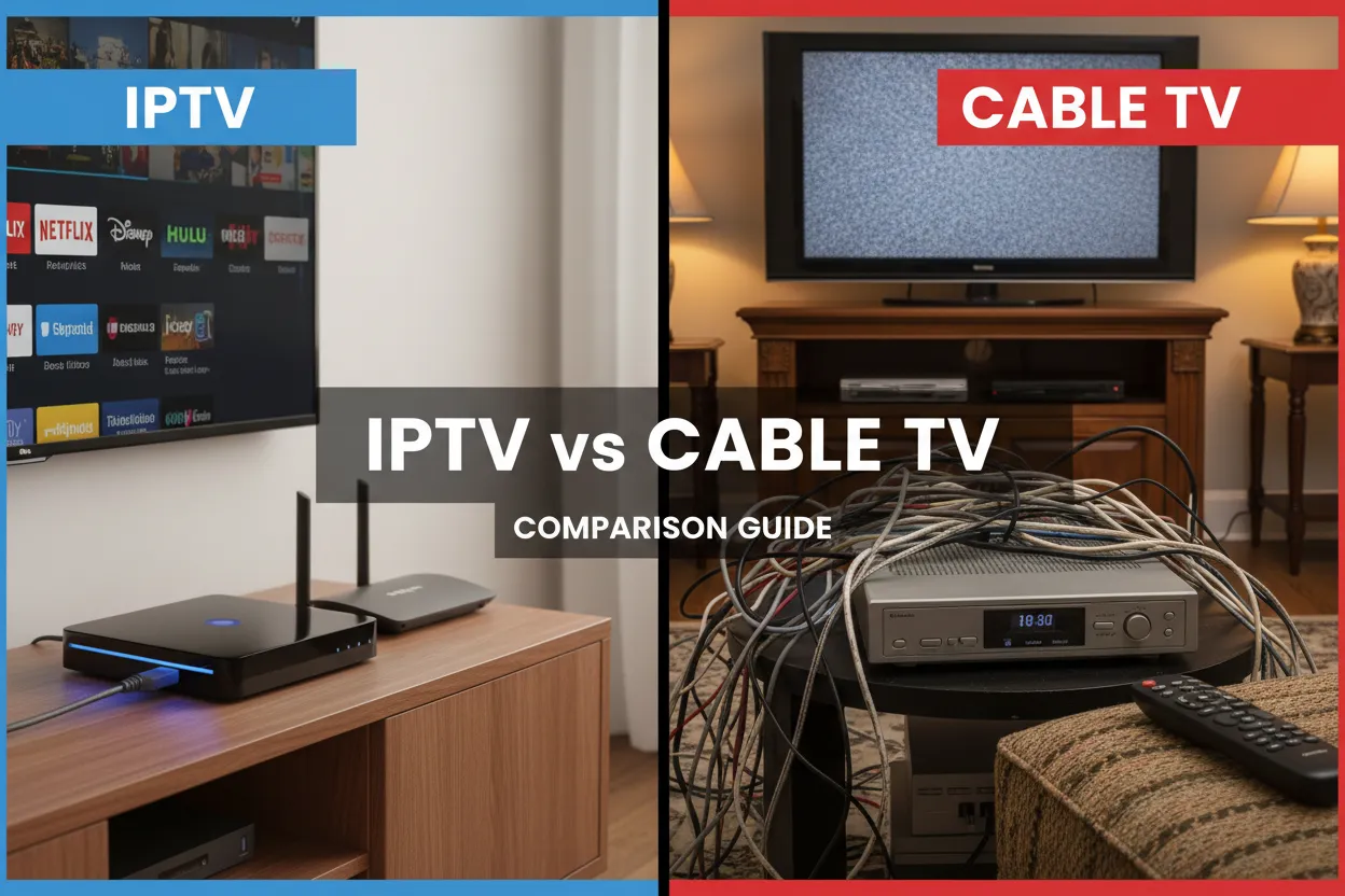 IPTV vs Cable TV - Complete Comparison Guide 2026