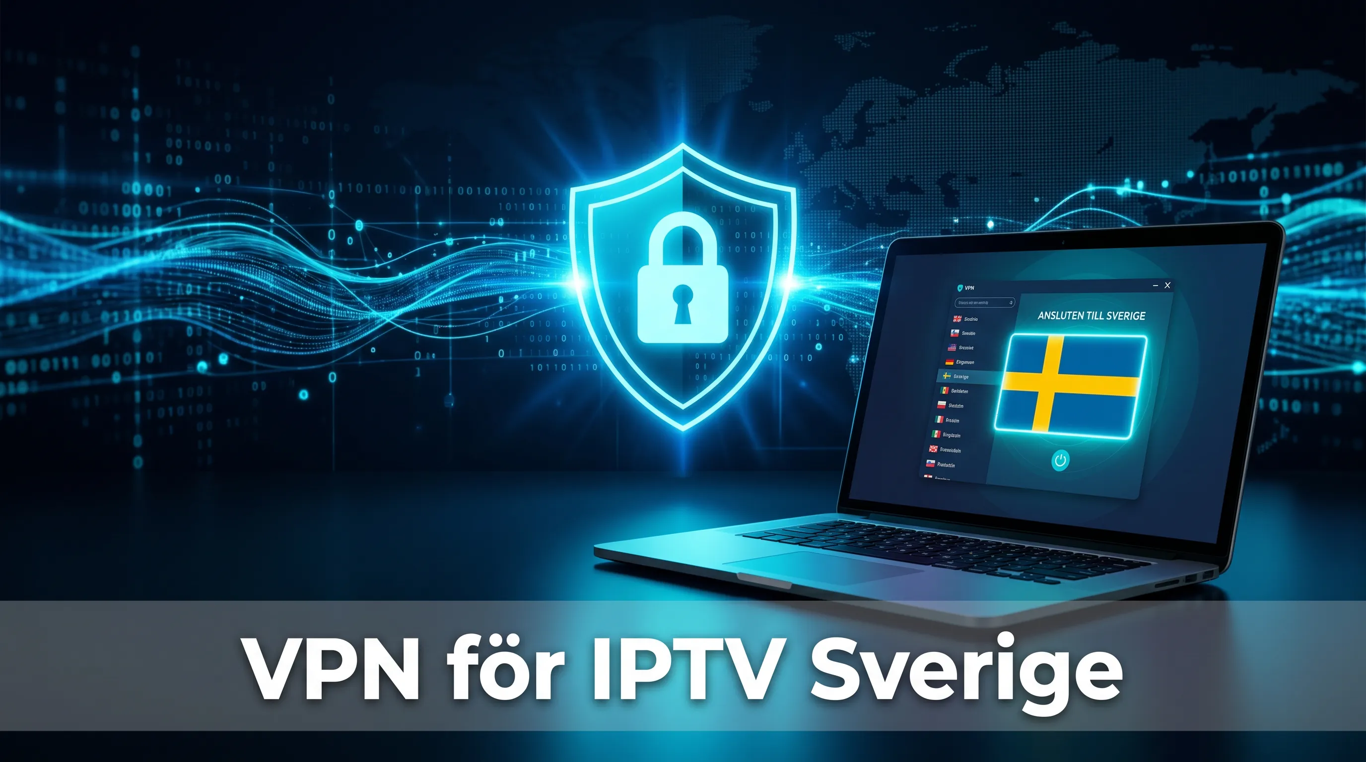 VPN för IPTV - Komplett Guide till Säker Streaming i Sverige 2026